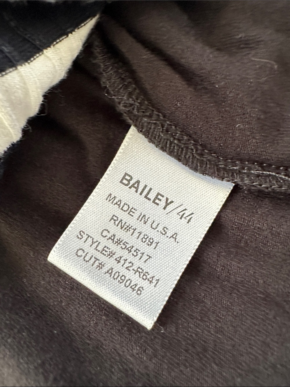 Bailey 44 Black & White Striped Wrap Dress - Picture 7 of 9